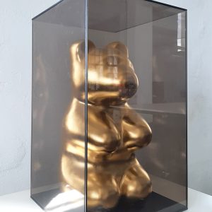 24 karat gold bär bären figur Kunst wien jelly bear jellypoolbear lumi Bär Plastik Figur Manuel Stepan nft wien nft artist