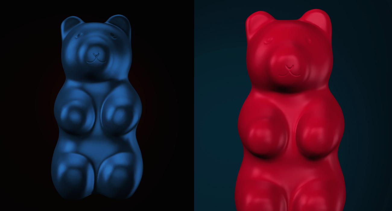 Bär bären figur Kunst wien jelly bear jellypoolbear lumi Bär Plastik Figur Manuel Stepan nft wien nft artist