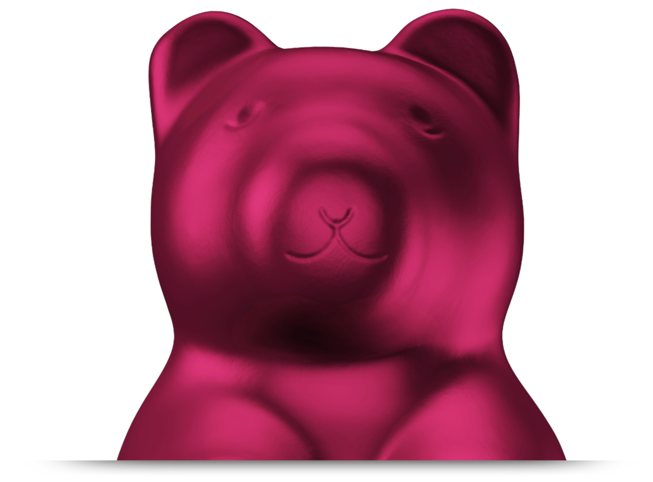 Kunststoff bären figur Kunst wien jelly bear jellypoolbear lumi Bär Plastik Figur Manuel Stepan nft wien nft artist